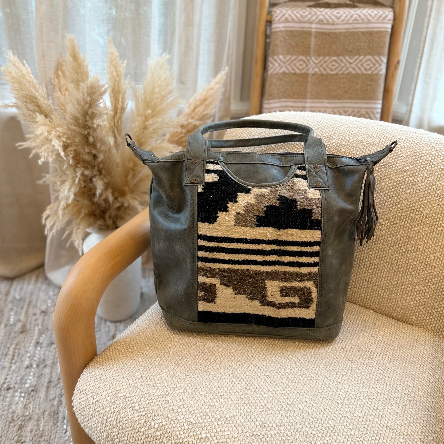 Convertible Wool Pocket Weekender