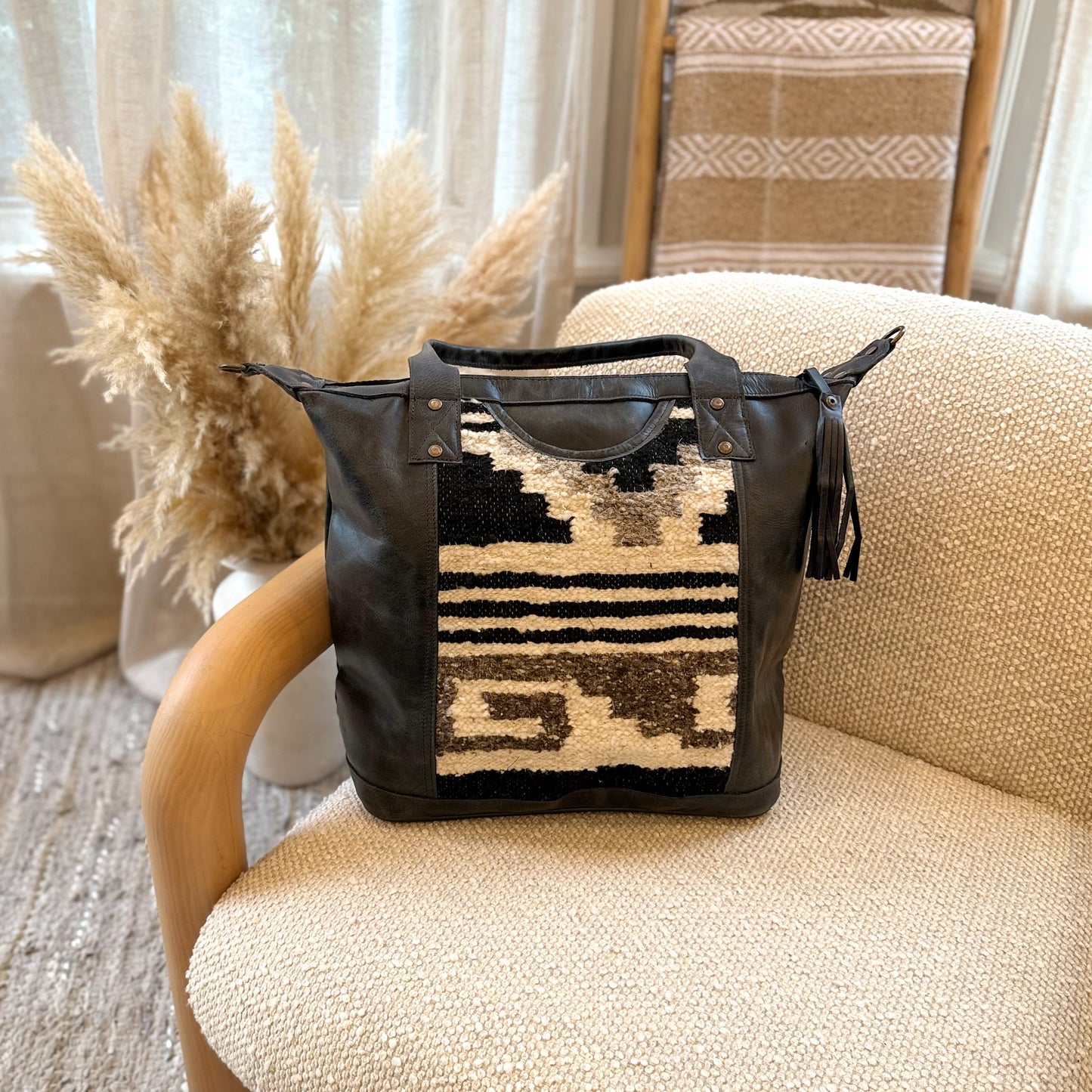 Convertible Wool Pocket Weekender
