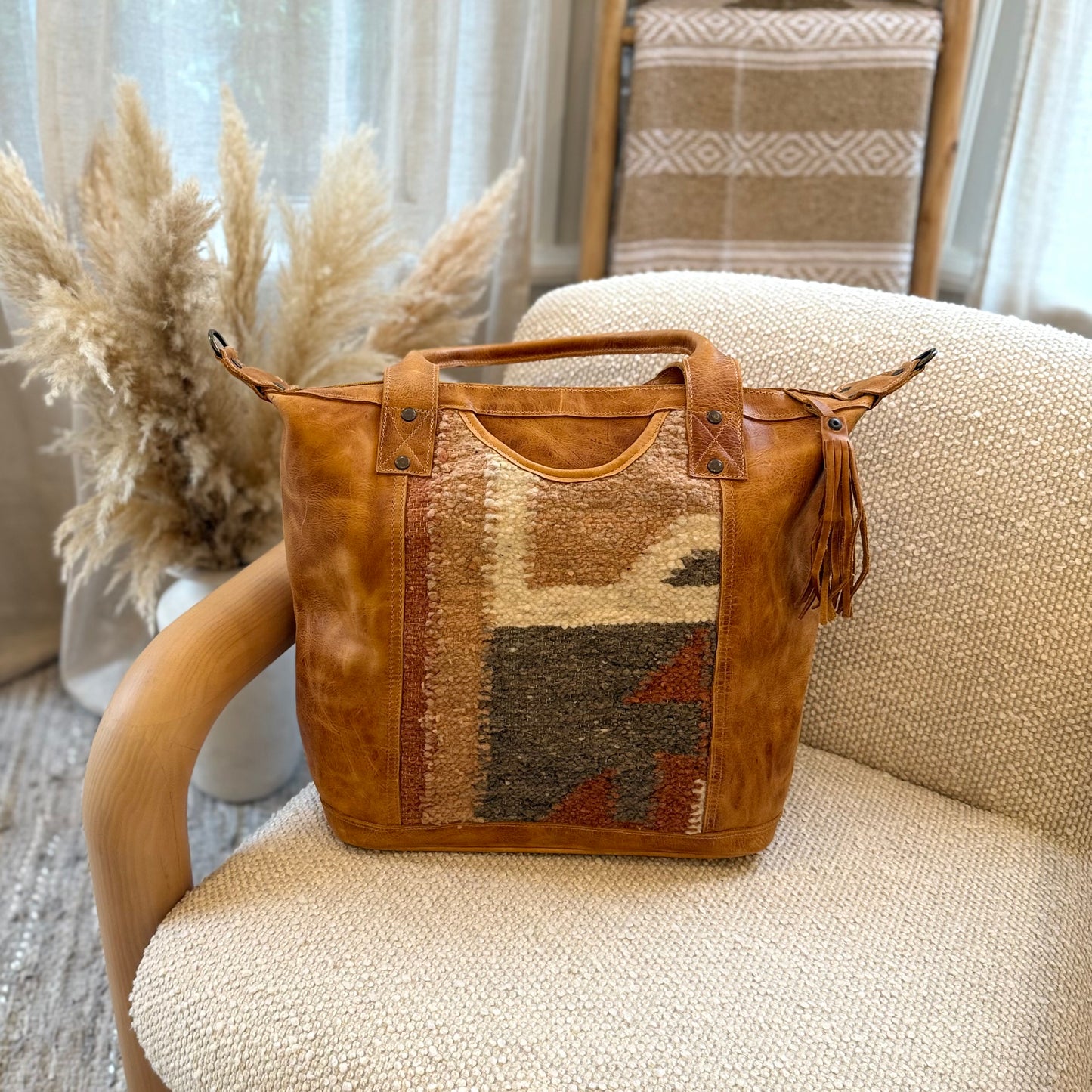 Convertible Wool Pocket Weekender