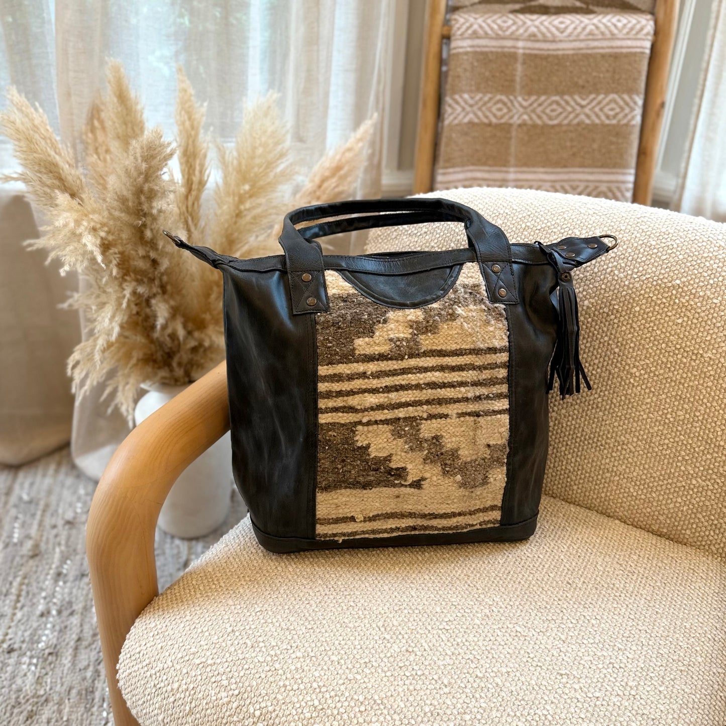 Convertible Wool Pocket Weekender